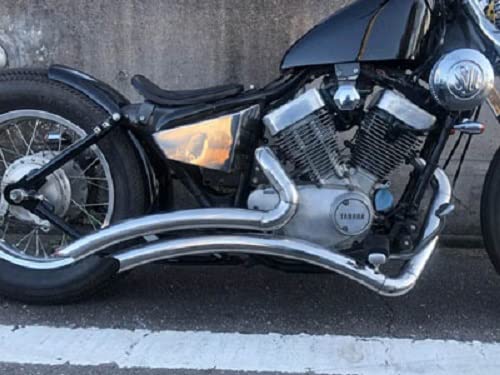 Amazon | 部品屋K&W virago250 ビラーゴ250 ダウンマフラー VIRAGO-DM